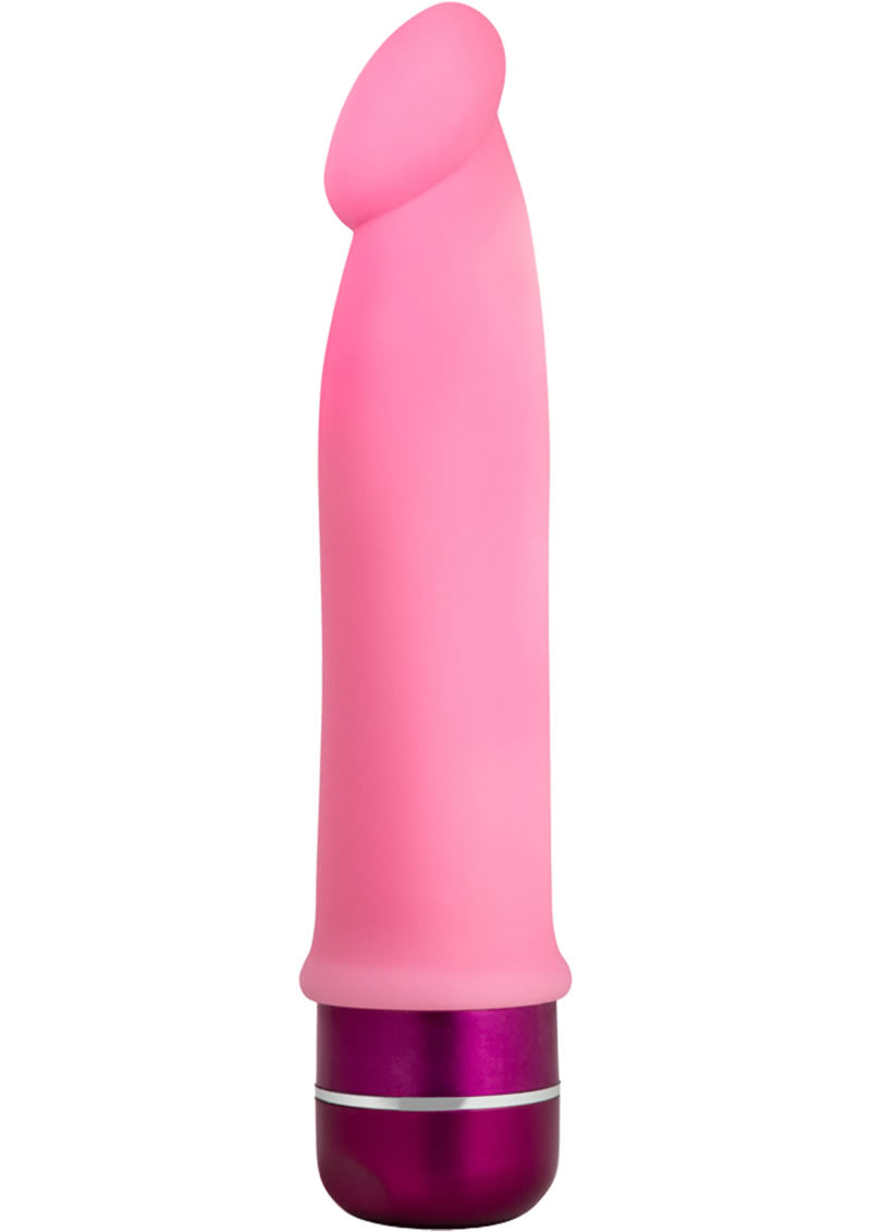 Luxe Purity Vibrating Dildo 7.5in Silicone - Pink – J&A Consulting