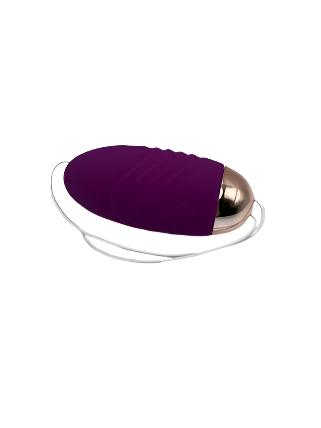 BlissSync Smart Egg Vibrator in silicone, compact and whisper-quiet with app control, USB rechargeable, 10 vibration speeds.